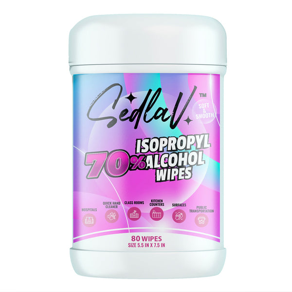 70% Isopropyl Alcohol Wipes (80 Count)